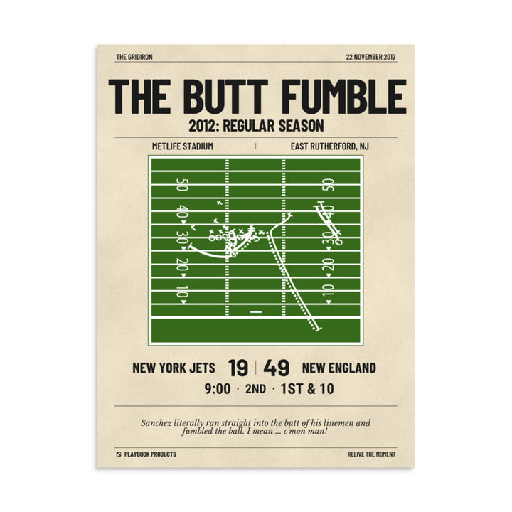 Oddest Jets Plays Poster: The Butt Fumble (2012)