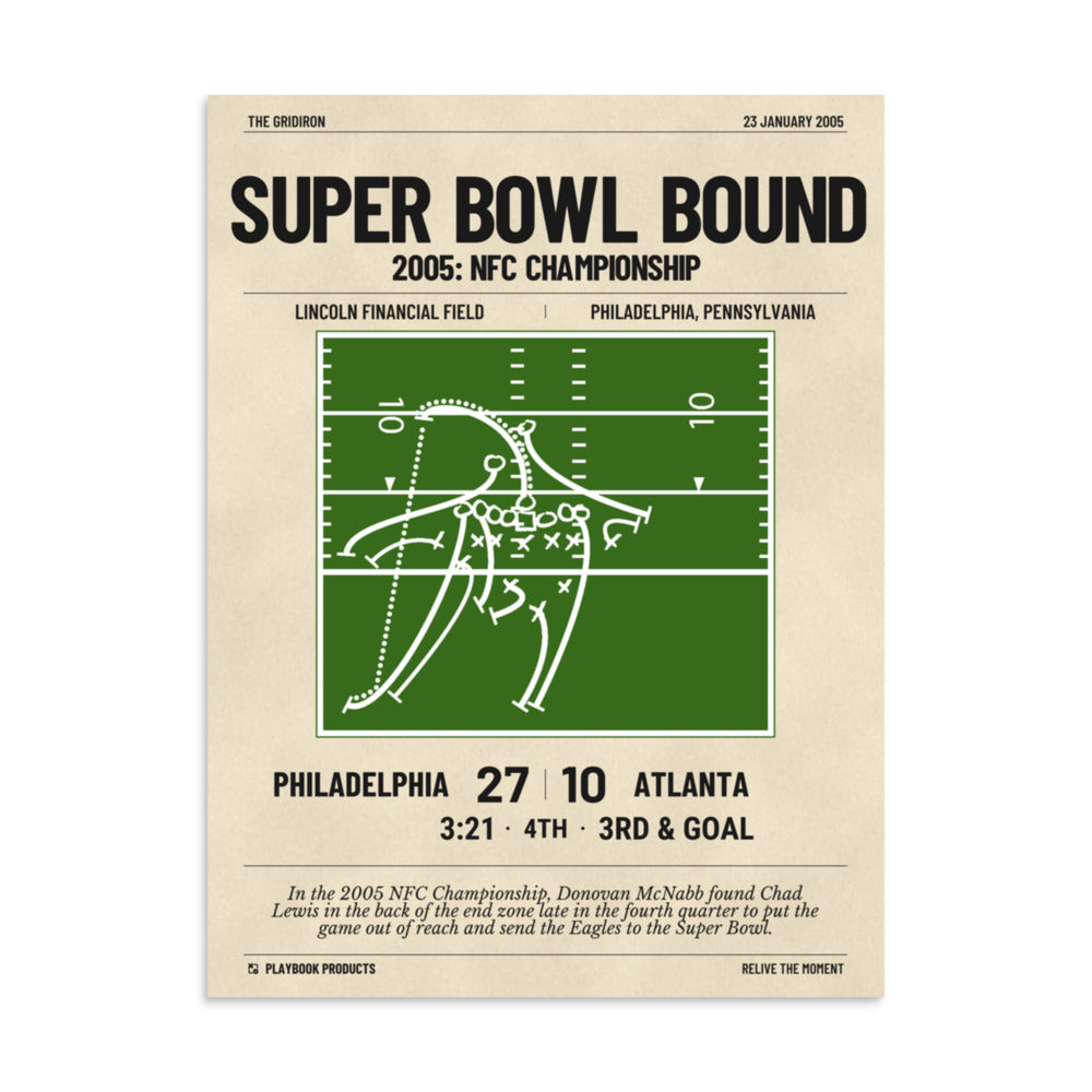 Greatest Philadelphia Eagles Plays Poster: Super Bowl bound (2005)