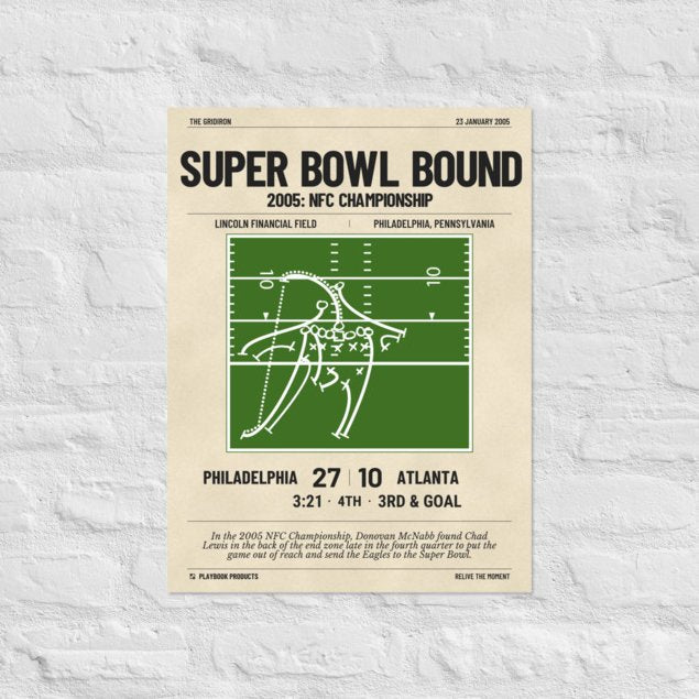 Greatest Philadelphia Eagles Plays Poster: Super Bowl bound (2005)