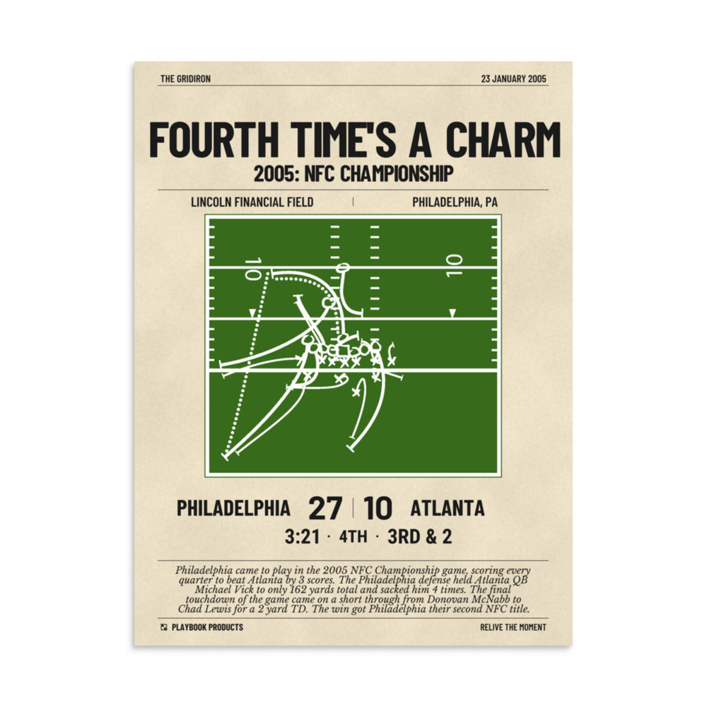 Greatest Philadelphia Eagles Plays Poster: Fourth time's a charm (2005)
