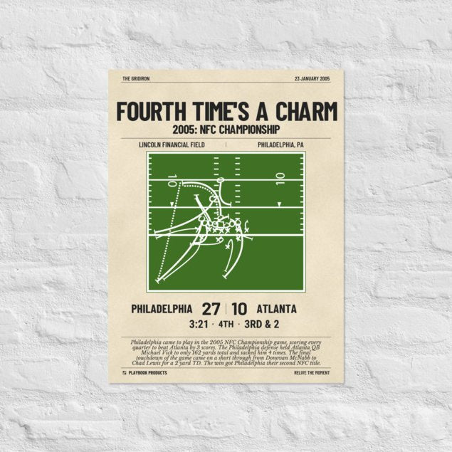 Greatest Philadelphia Eagles Plays Poster: Fourth time's a charm (2005)