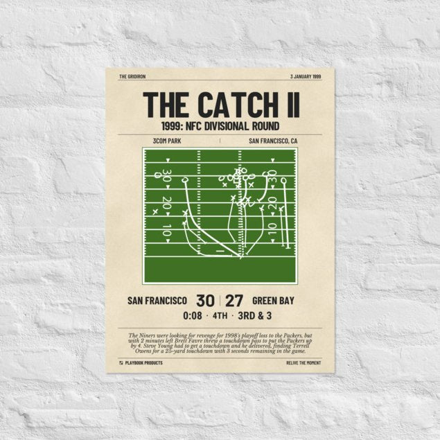 Greatest San Francisco 49ers Plays Poster: The Catch II (1999)