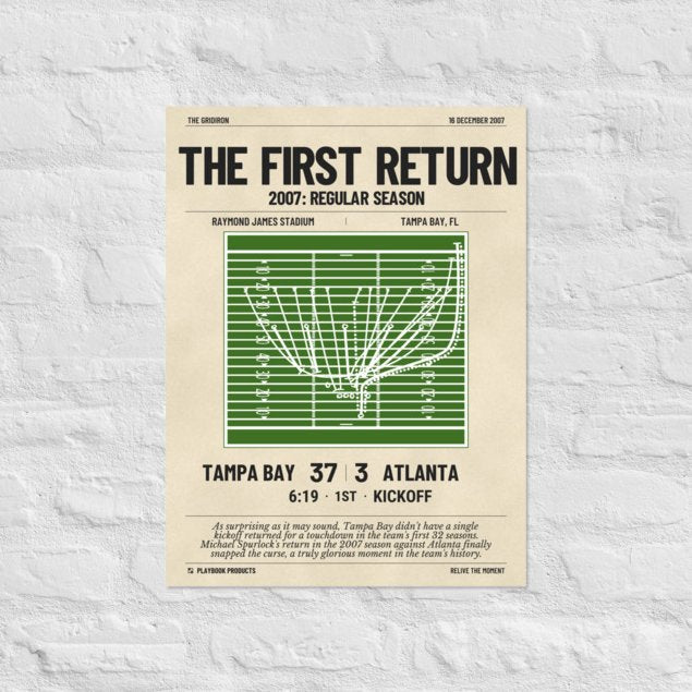 Greatest Tampa Bay Buccaneers Plays Poster: The First Return (2007)