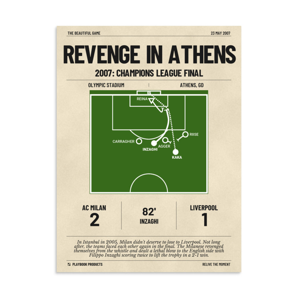 Greatest AC Milan Goals Poster: Revenge in Athens (2007)