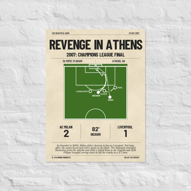 Greatest AC Milan Goals Poster: Revenge in Athens (2007)