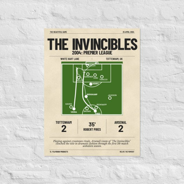Greatest Arsenal Goals Poster: The Invincibles (2004)