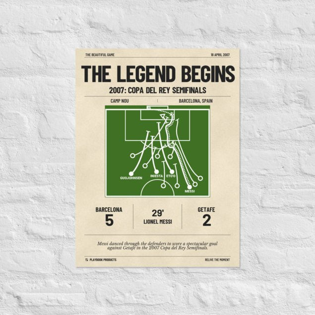 Greatest Barcelona Goals Poster: The legend begins (2007)