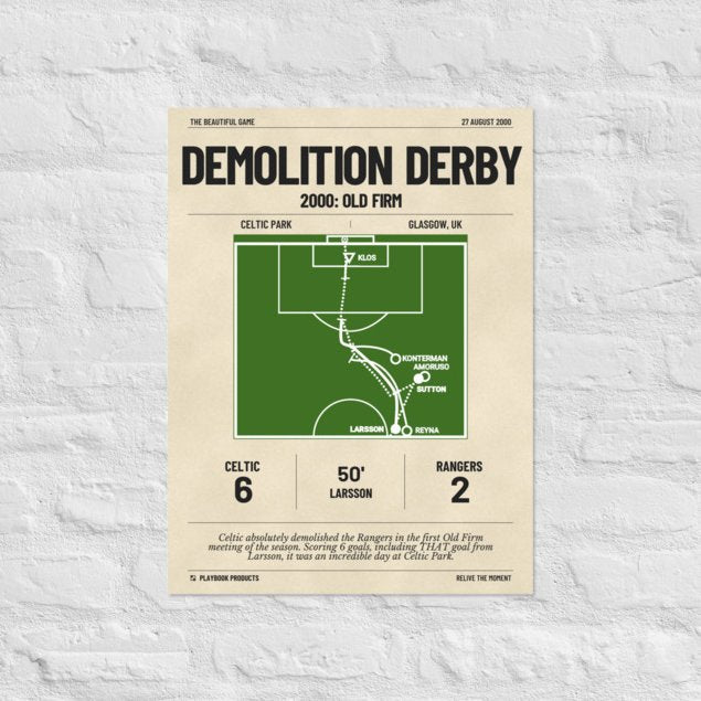 Greatest Celtic Goals Poster: Demolition Derby (2000)