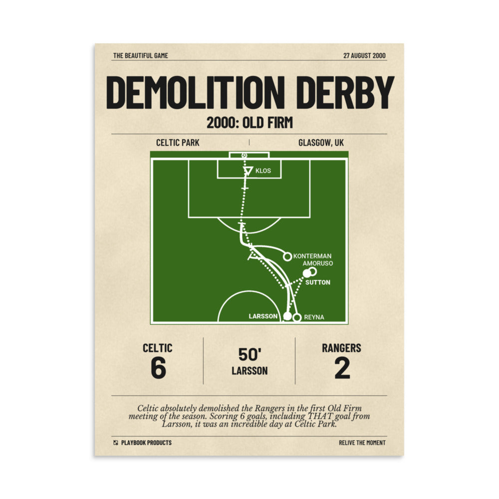 Greatest Celtic Goals Poster: Demolition Derby (2000)
