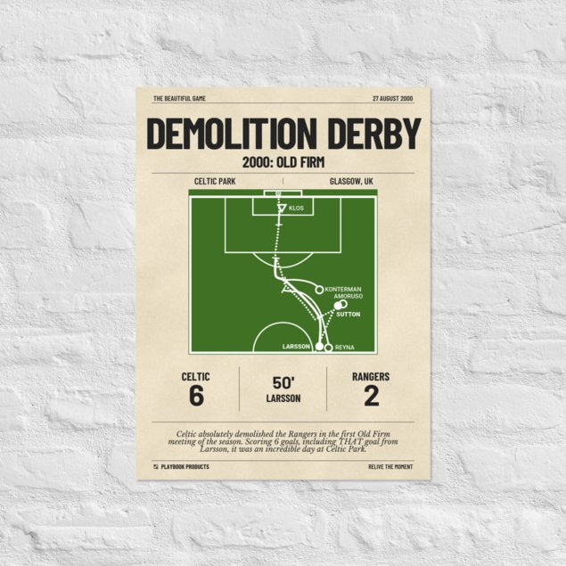Greatest Celtic Goals Poster: Demolition Derby (2000)