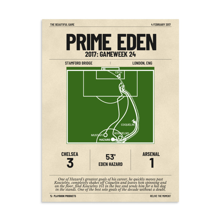 Greatest Chelsea Goals Poster: Prime Eden (2017)