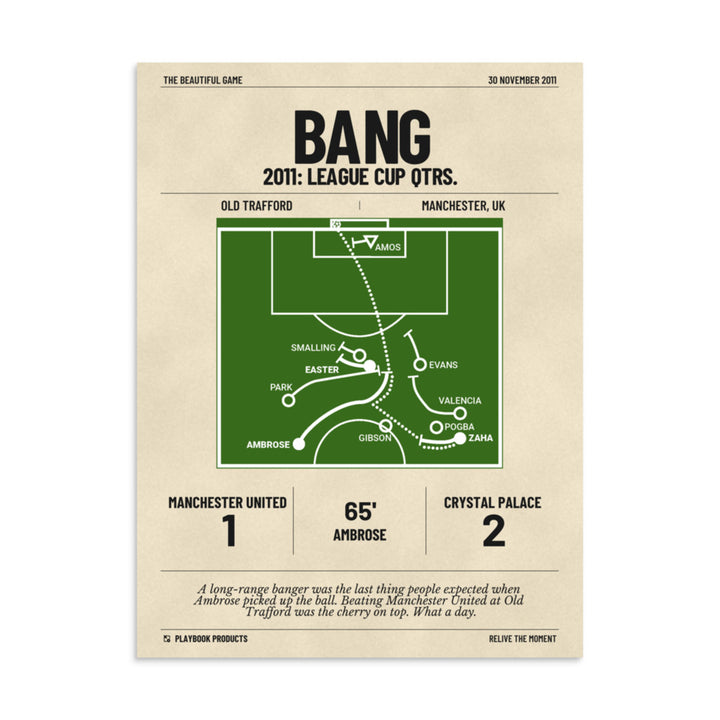 Greatest Crystal Palace Goals Poster: Bang (2011)