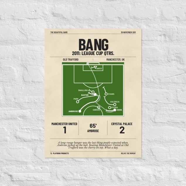 Greatest Crystal Palace Goals Poster: Bang (2011)