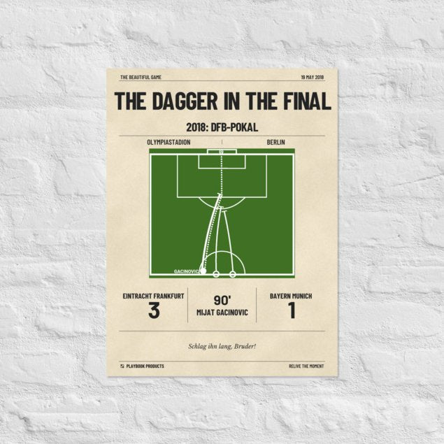 Greatest Frankfurt Goals Poster: The dagger in the final (2018)