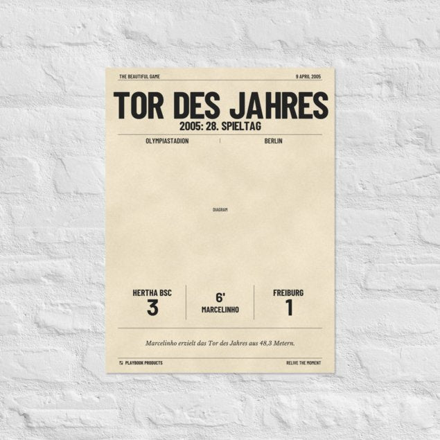 Greatest Hetha BSC Goals Poster: Tor des Jahres (2005)