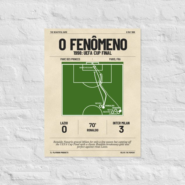 Greatest Inter Milan Goals Poster: O Fenômeno (1998)