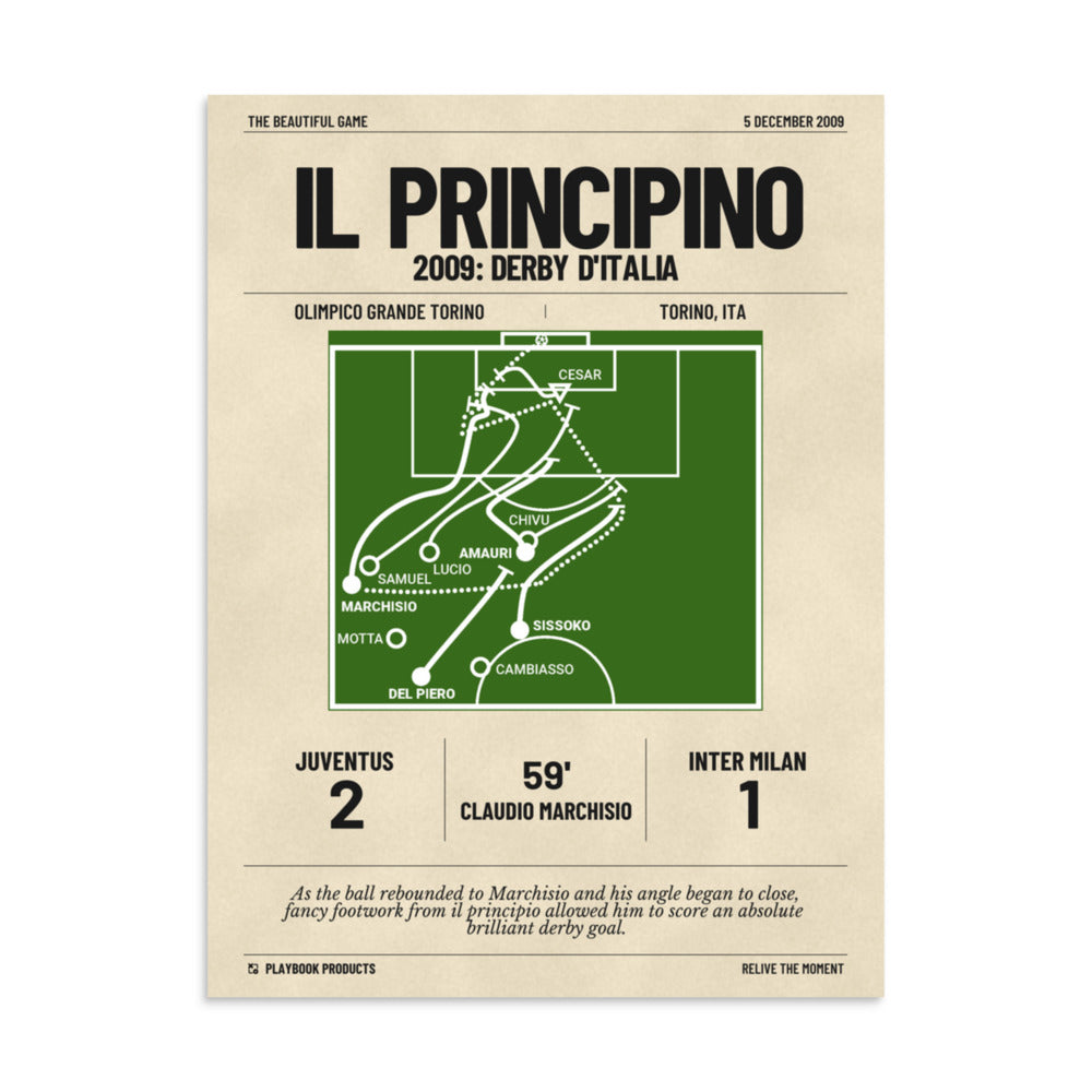 Greatest Juventus Goals Poster: Il Principino (2009)