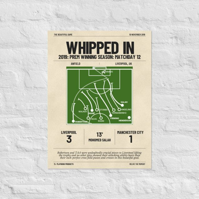 Greatest Liverpool Goals Poster: Whipped in (2019)