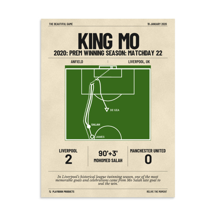 Greatest Liverpool Goals Poster: King Mo (2020)