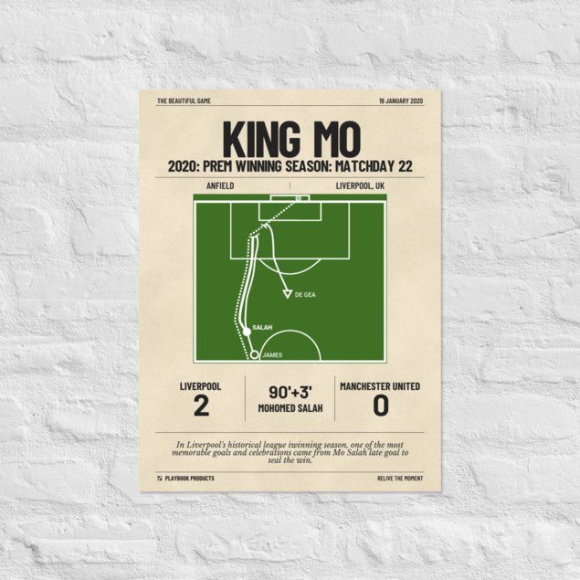Greatest Liverpool Goals Poster: King Mo (2020)