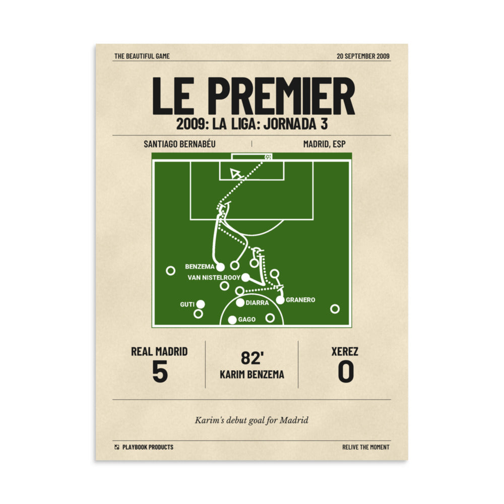 Greatest Real Madrid Goals Poster: Le Premier (2009)