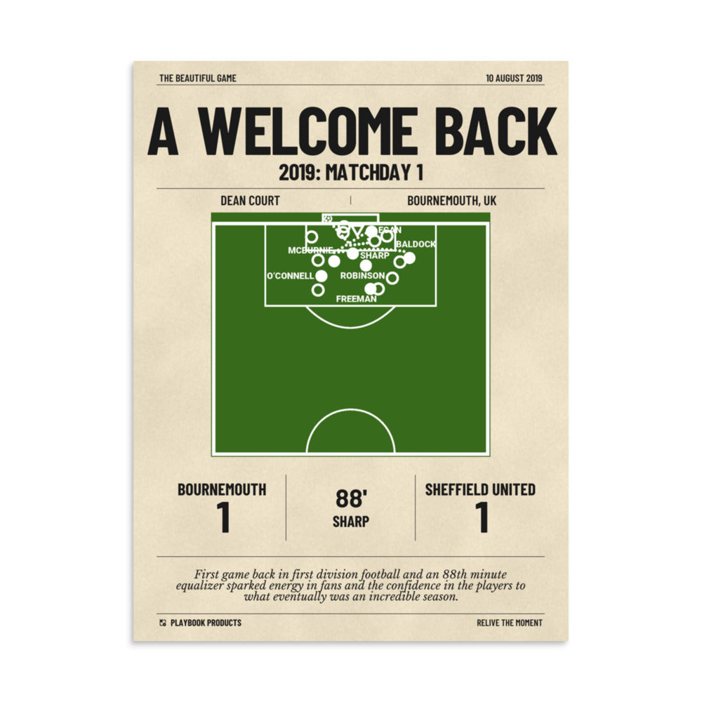 Greatest Sheffield United Goals Poster: A welcome back (2019)