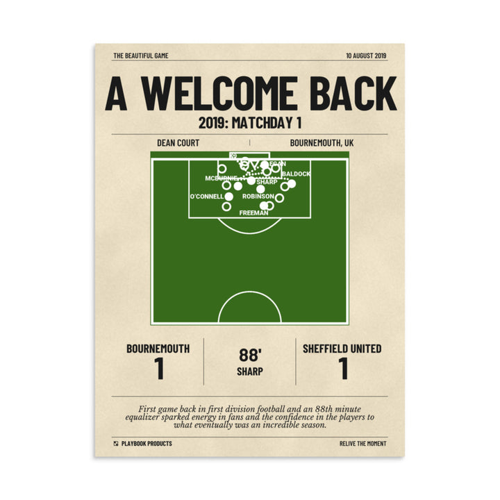 Greatest Sheffield United Goals Poster: A welcome back (2019)