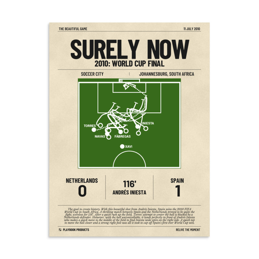 Greatest Spanish National Team Goals Poster: Surely Now (2010)