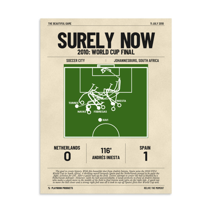 Greatest Spanish National Team Goals Poster: Surely Now (2010)