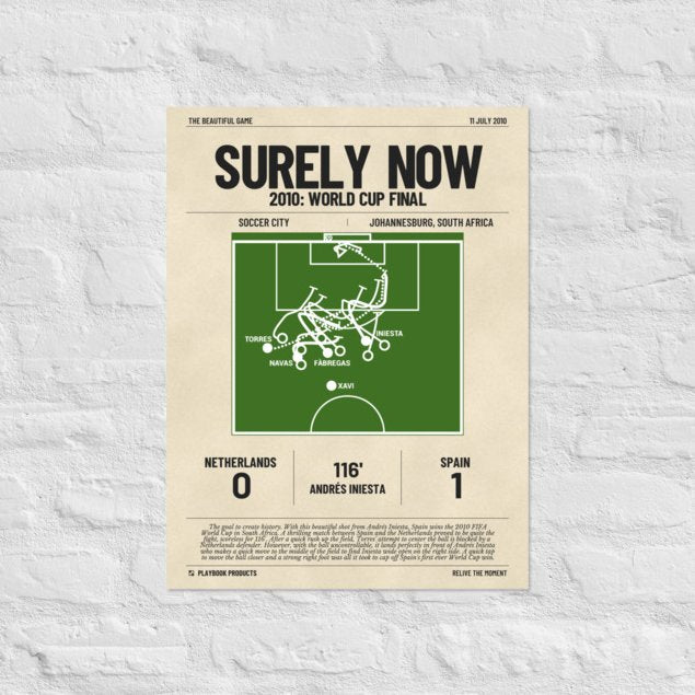 Greatest Spanish National Team Goals Poster: Surely Now (2010)