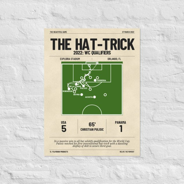 Greatest USMNT Goals Poster: The Hat-trick (2022)