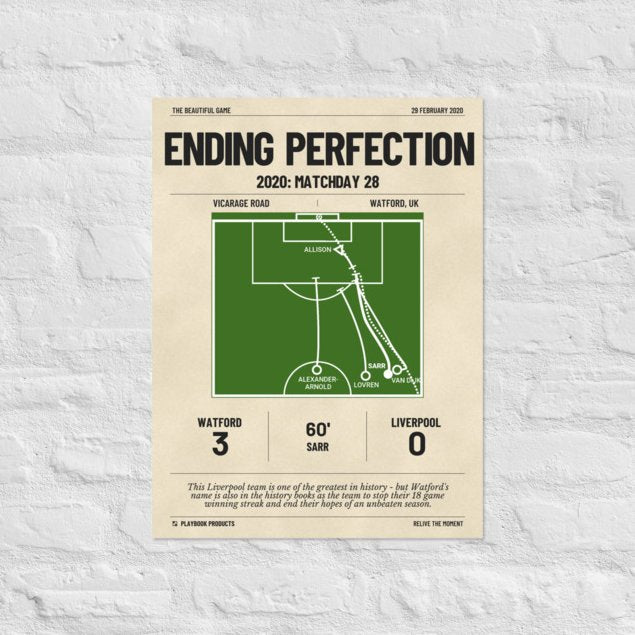 Greatest Watford Goals Poster: Ending Perfection (2020)