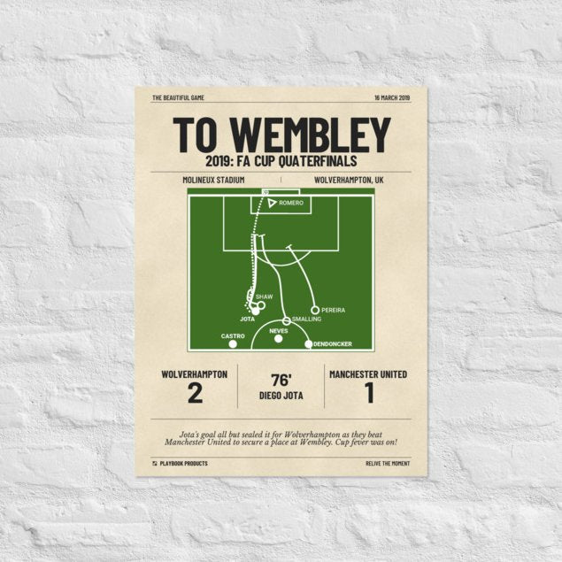 Greatest Wolverhampton Goals Poster: To Wembley (2019)