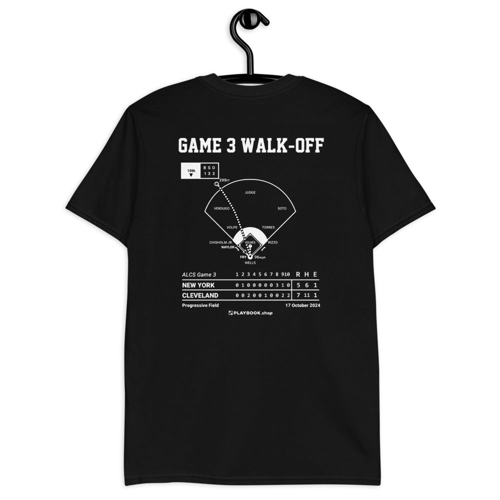 Cleveland Guardians Greatest Plays T-shirt: Game 3 Walk-Off (2024)