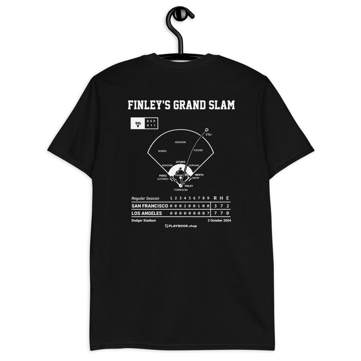 Los Angeles Dodgers Greatest Plays T-shirt: Finley's Grand Slam (2004)