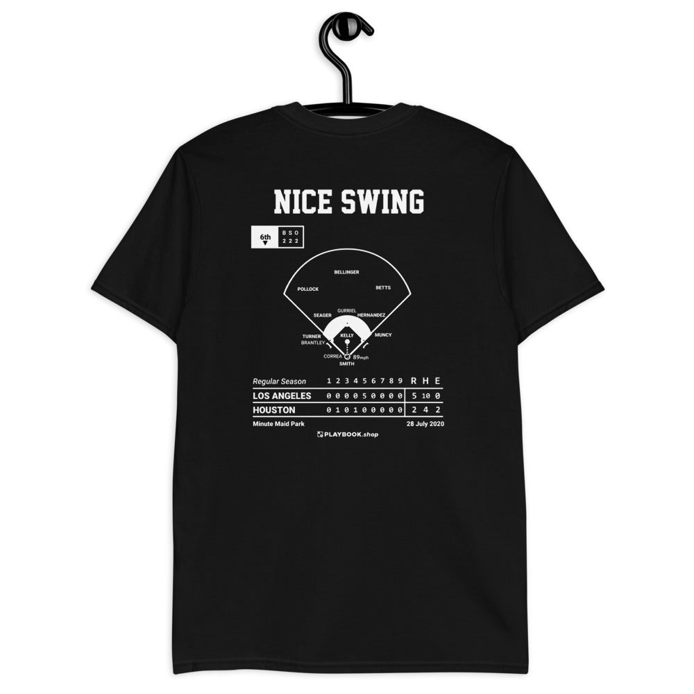 Los Angeles Dodgers Greatest Plays T-shirt: Nice Swing (2020)