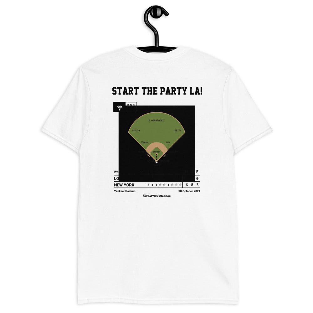 Los Angeles Dodgers Greatest Plays T-shirt: Start the Party LA! (2024)