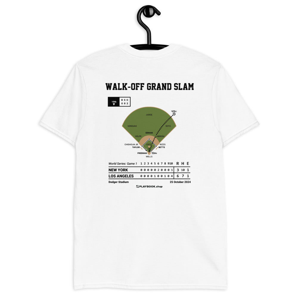 Los Angeles Dodgers Greatest Plays T-shirt: Walk-Off Grand Slam (2024)