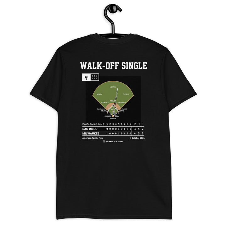 Greatest Milwaukee Brewers Plays T-shirt: Walk-off Single (2026)