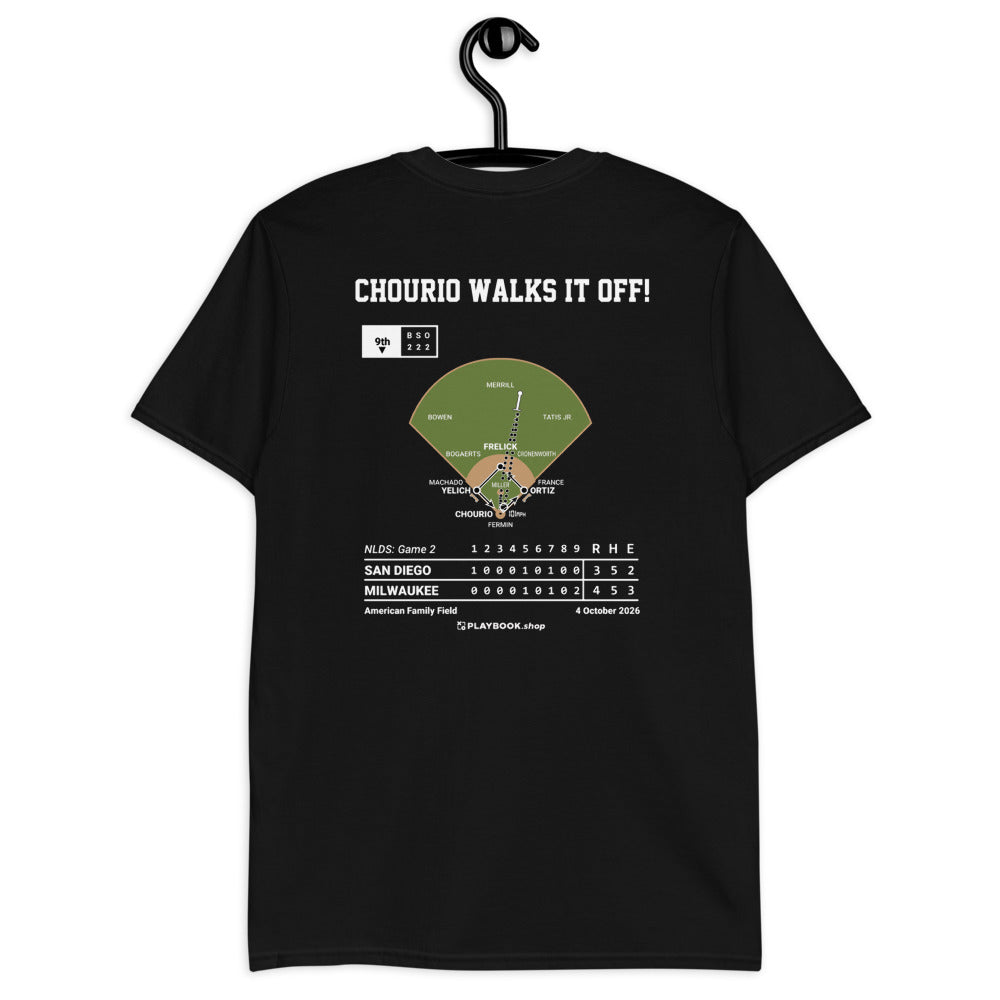 Greatest Milwaukee Brewers Plays T-shirt: Chourio Walks It Off! (2026)