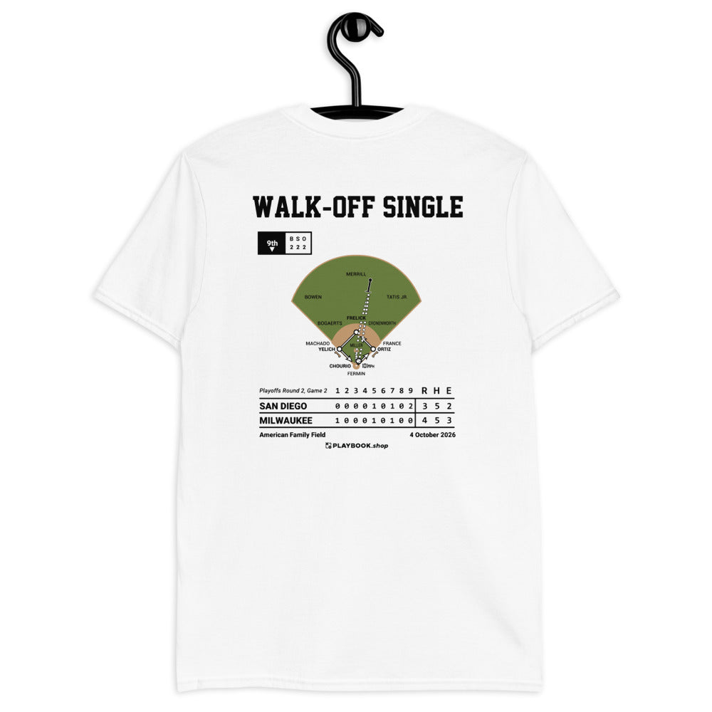 Greatest Milwaukee Brewers Plays T-shirt: Walk-off Single (2026)