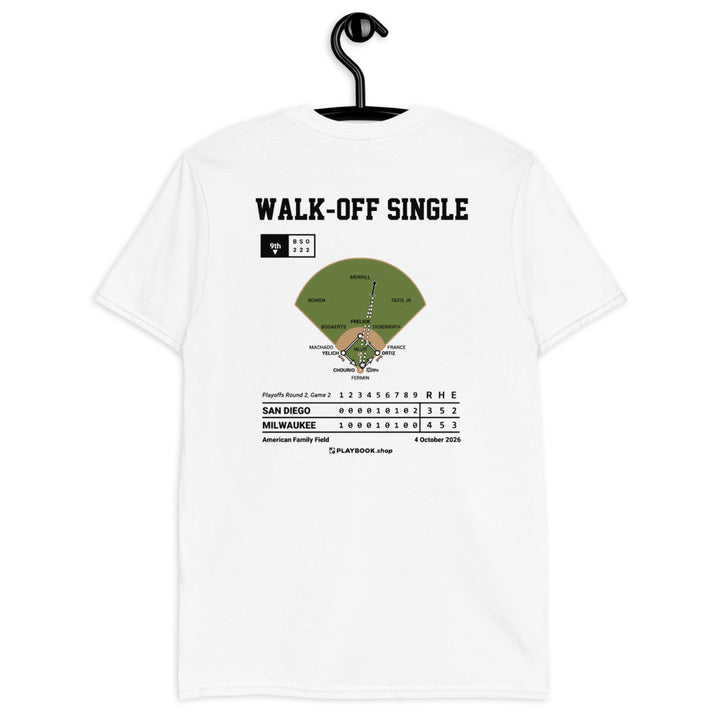 Greatest Milwaukee Brewers Plays T-shirt: Walk-off Single (2026)