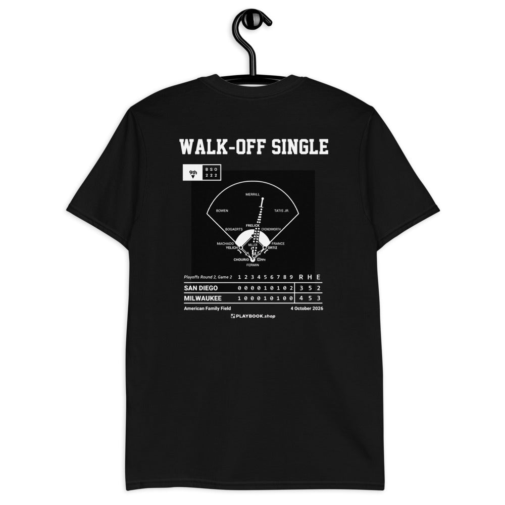 Greatest Milwaukee Brewers Plays T-shirt: Walk-off Single (2026)