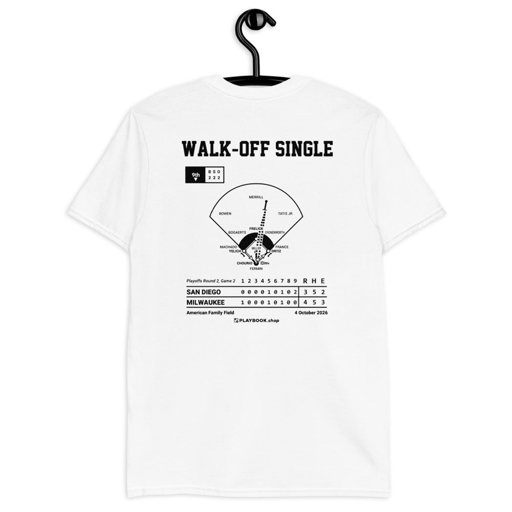 Greatest Milwaukee Brewers Plays T-shirt: Walk-off Single (2026)