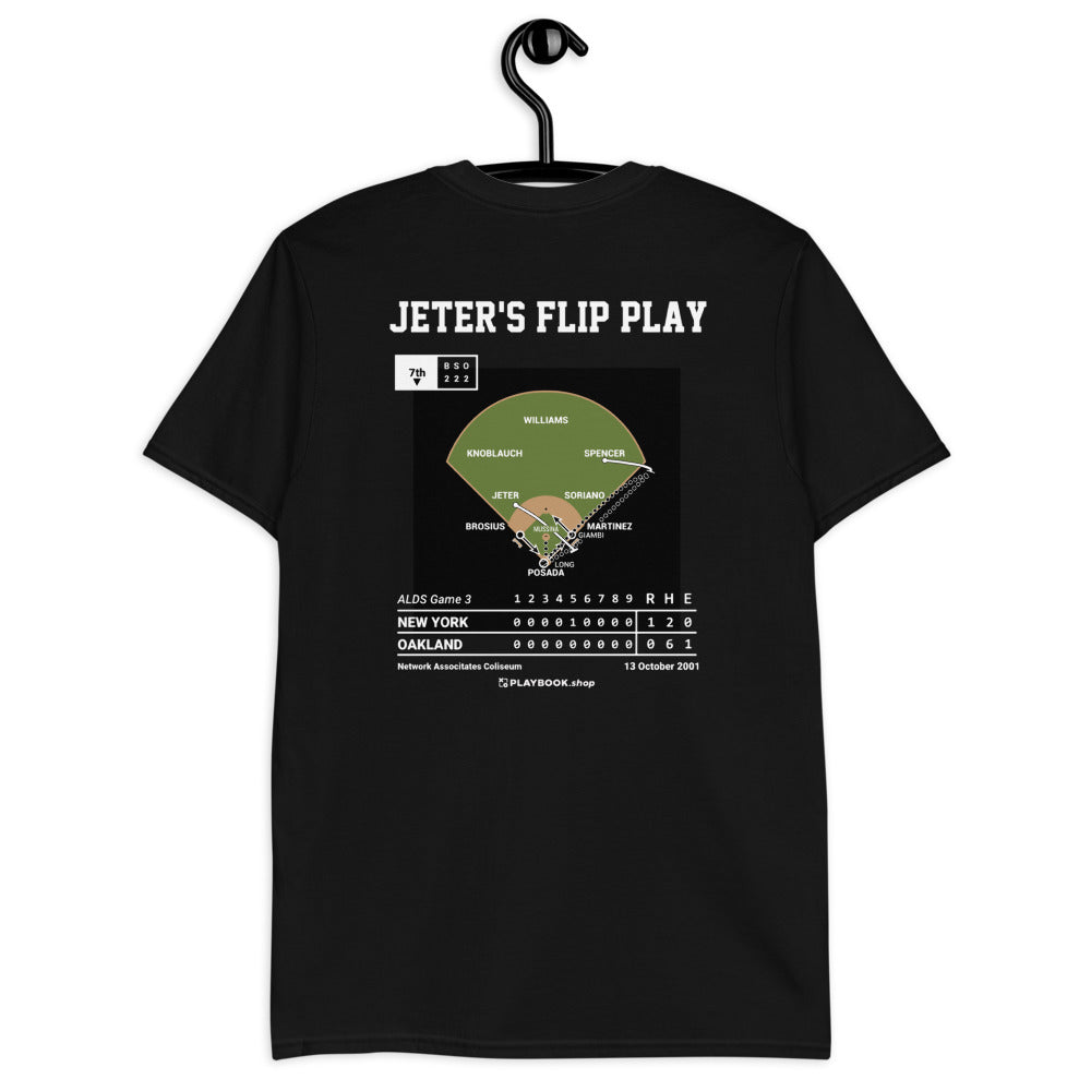 New York Yankees Greatest Plays T-shirt: Jeter's Flip Play (2001)