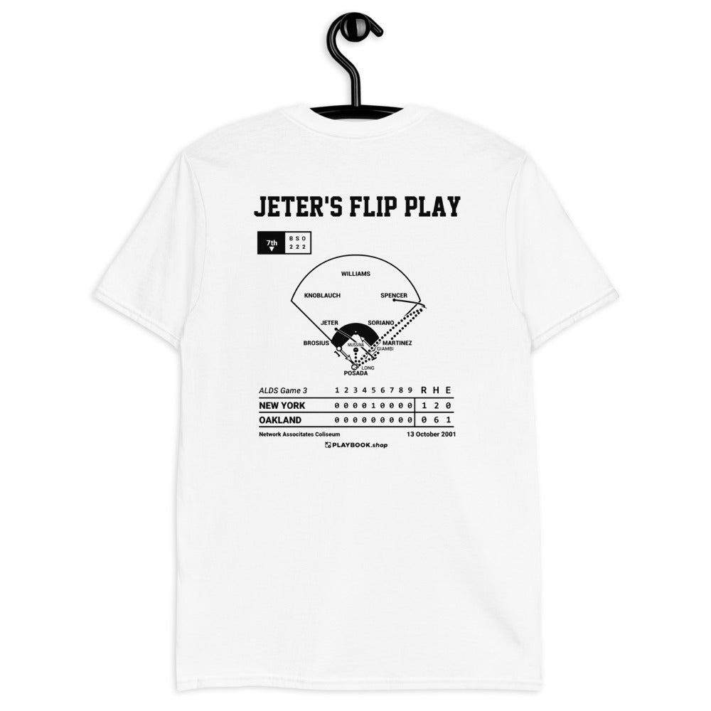 New York Yankees Greatest Plays T-shirt: Jeter's Flip Play (2001)