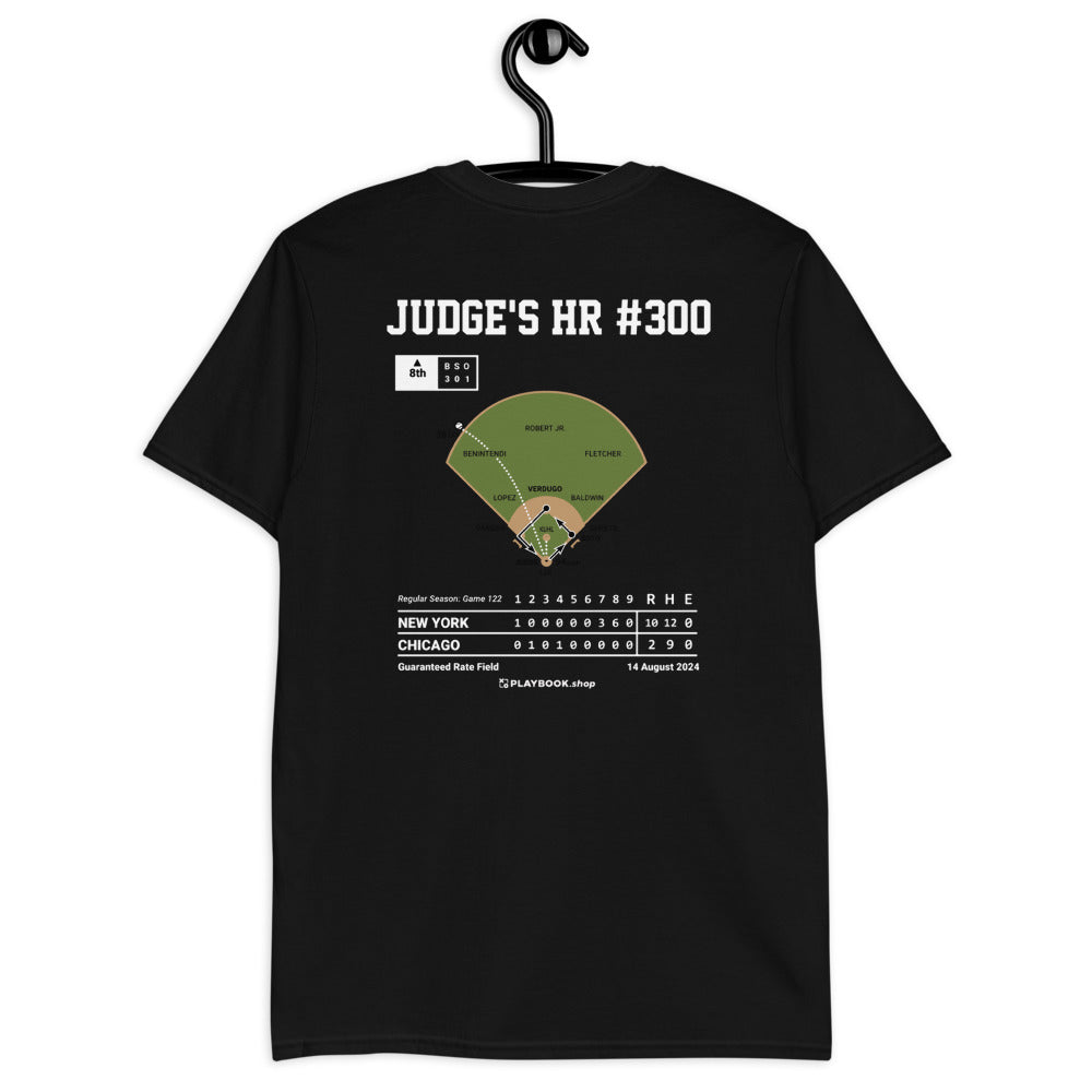 New York Yankees Greatest Plays T-shirt: Judge's HR #300 (2024)