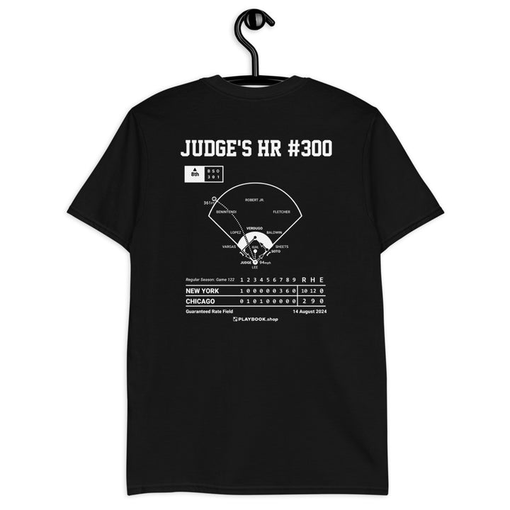 New York Yankees Greatest Plays T-shirt: Judge's HR #300 (2024)