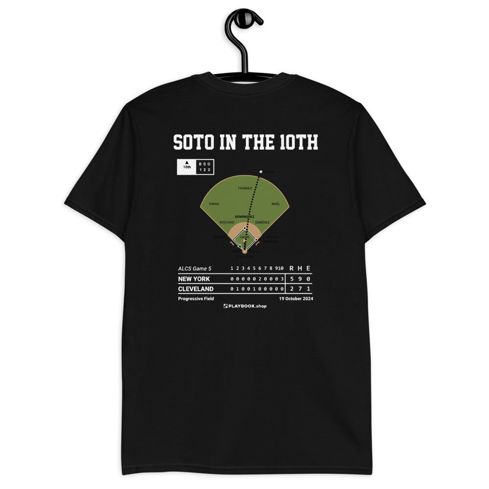 New York Yankees Greatest Plays T-shirt: Soto in the 10th (2024)