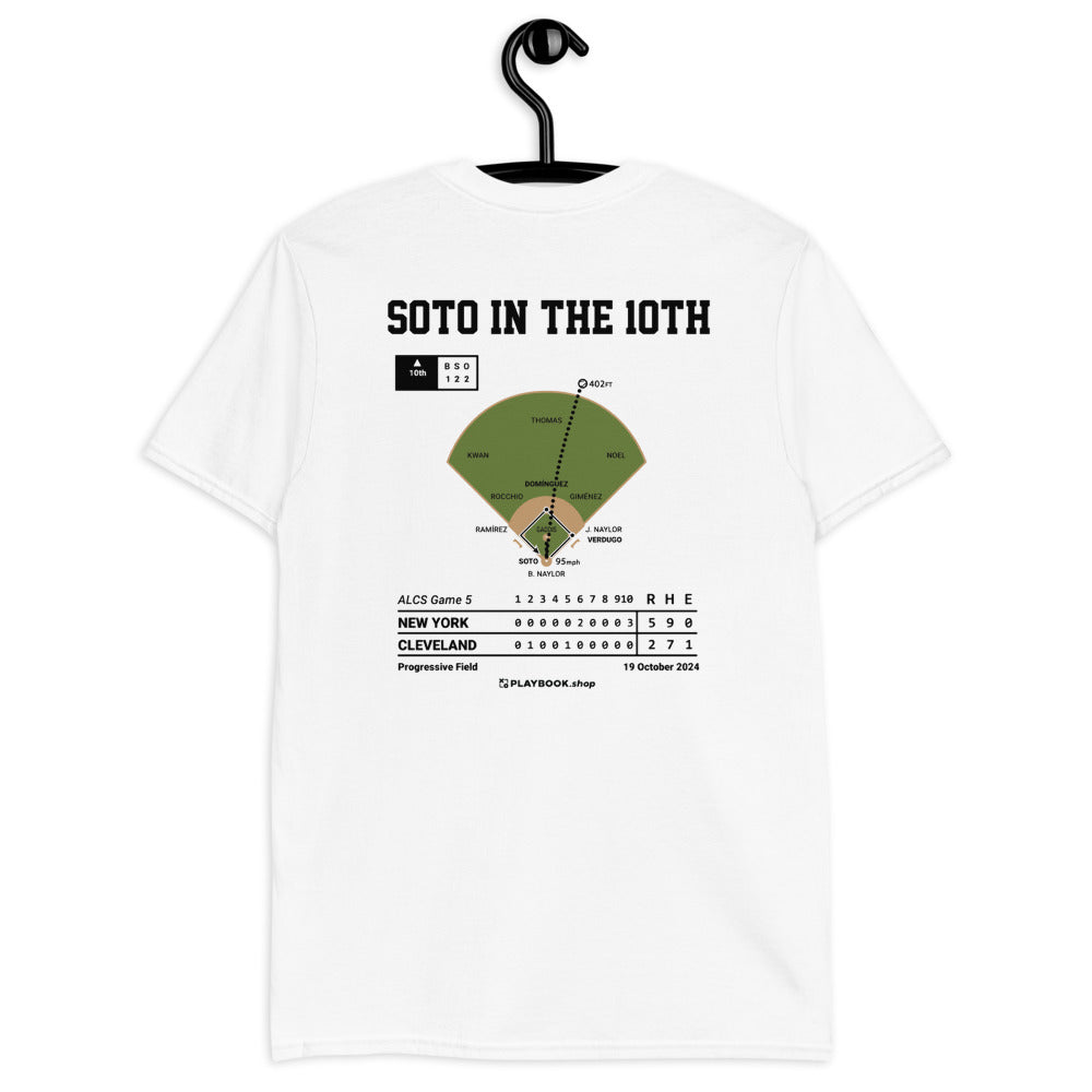 New York Yankees Greatest Plays T-shirt: Soto in the 10th (2024)